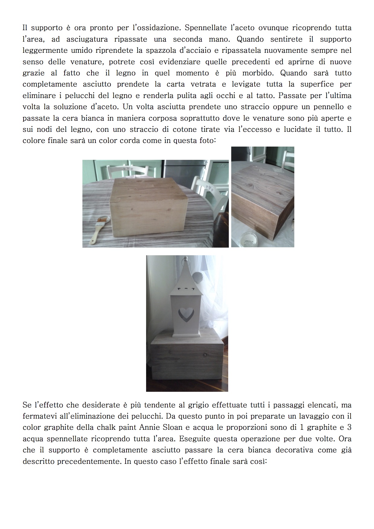 Ossidazione del legno Tutorial 2