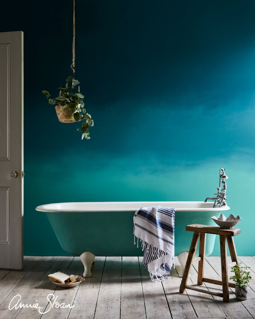 chalk paint Annie Sloan ombre