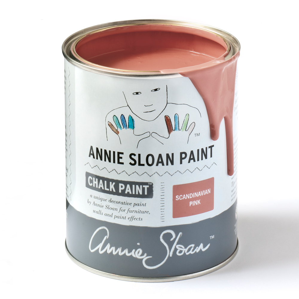 chalk paint Annie Sloan salmone